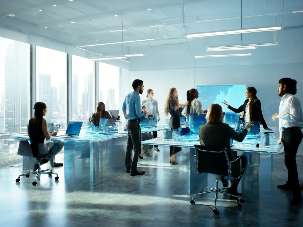 Reunião de investidores e fundadores